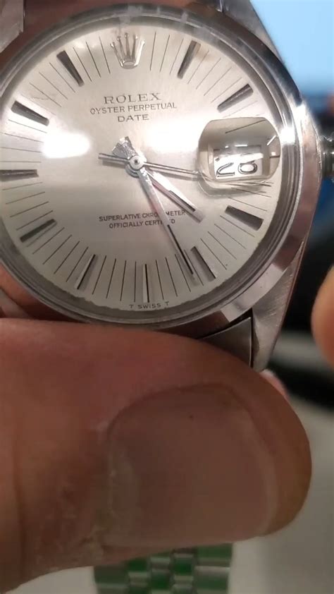 can you set a rolex 1575 backwards|mechanical watch turning backwards.